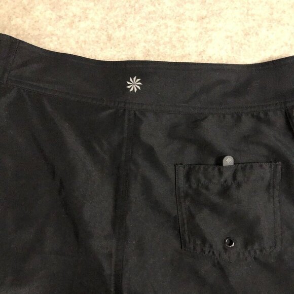 Athleta Boardshorts Swim Striped Stretchy Beach Walking Pocket Size 6 Athletic - Picture 9 of 12